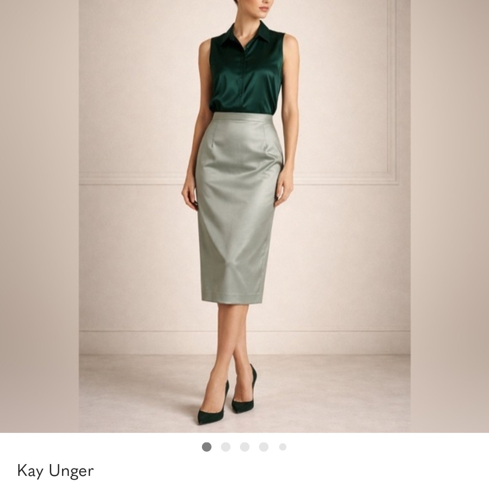 Kay Unger Sage Pencil Skirt